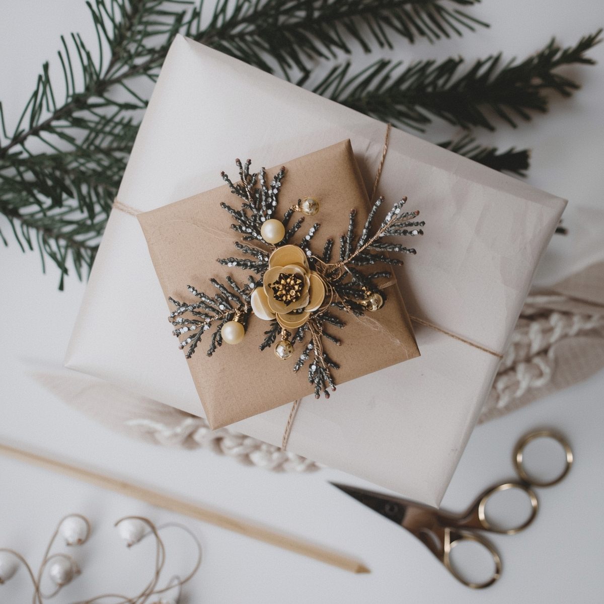 Ribbon adorned package